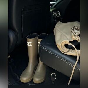 Fashionable rain boots